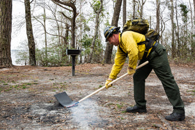 Fire Swatter; 60 in. Wooden Handle - 0