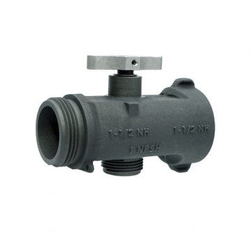 1.5"NH X 1"NPSH Hose Line Tee Valve