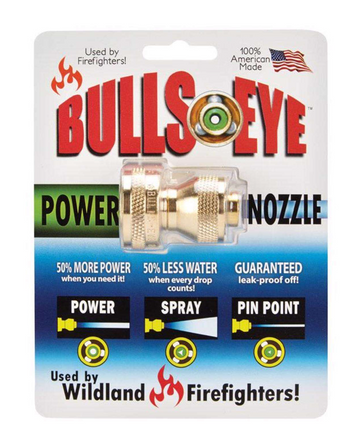 Bullseye 3/4" Brass Adjustable Power Nozzle - 0