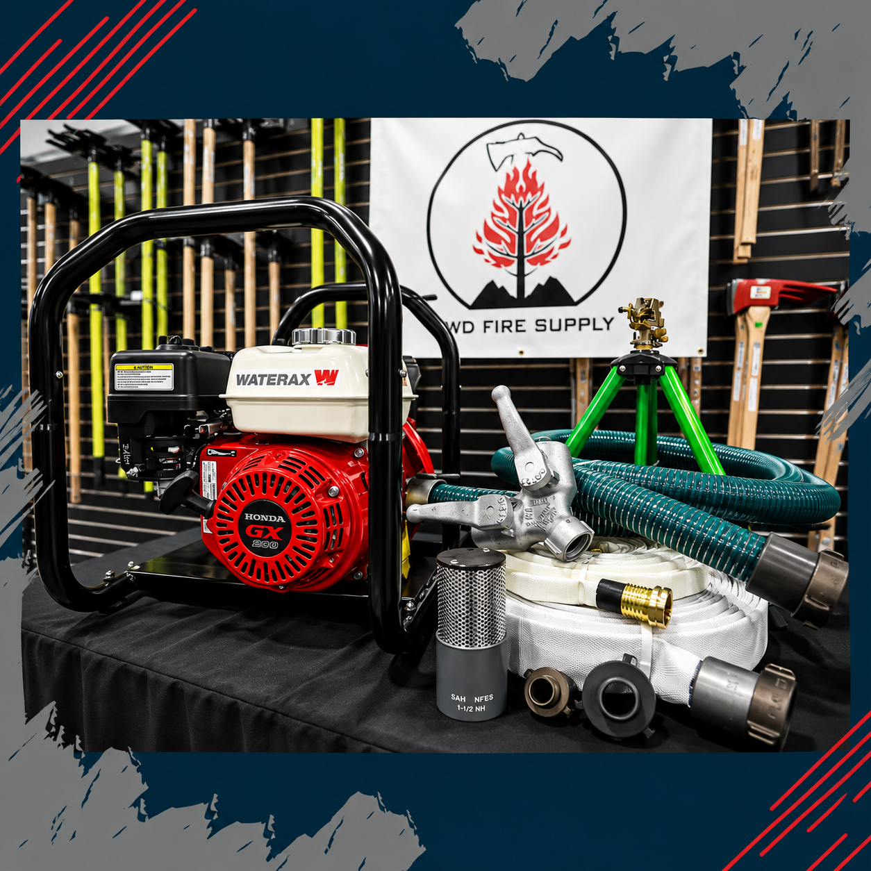 New sprinkler kit wildland property defense wd fire supply