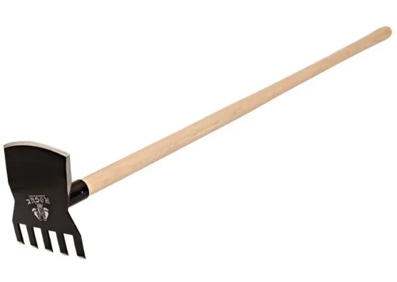 ash gear and supply Rogue 70HR Hoe/Rake with 54" Ash Handle